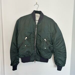 Classic bomber jacket steel blue